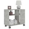 vidaXL Beistelltisch Betongrau 70x35x55 cm Holzwerkstoff