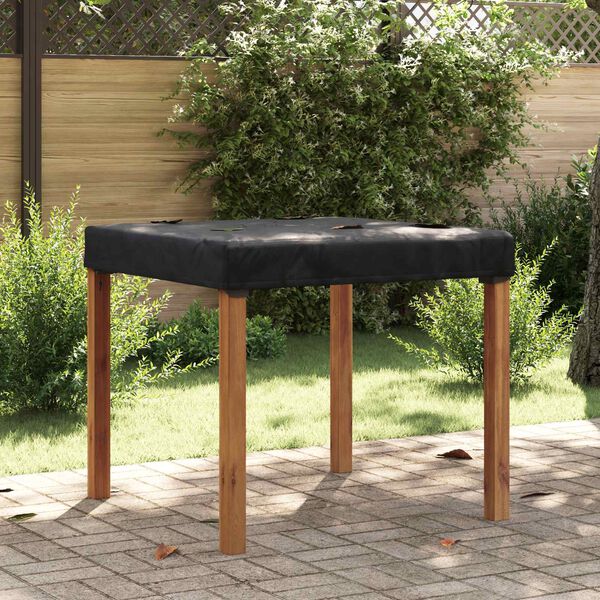 vidaXL Tischdecken Uni Schwarz 92 x 92 x 15 cm Stoff