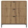 vidaXL Sideboard Artisan-Eiche 79,5 x 33 x 82 cm Holzwerkstoff