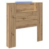 vidaXL Kopfteil Artisan-Eiche 100 x 15 x 103,5 cm Holzwerkstoff