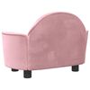 vidaXL Hundebett Rosa 66x40x45 cm Samt