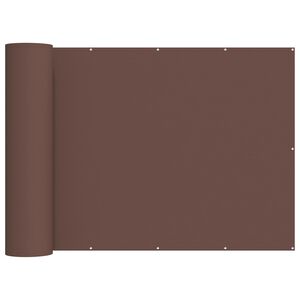 vidaXL Balkon Sichtschutz 150 x 300 cm Stoff mit PU-Beschichtung Braun