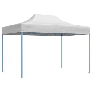 vidaXL Profi-Partyzelt Faltbar 280x410x315 cm Stahl Wei&szlig;