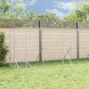 vidaXL Outdoor-Hundezwinger mit Dach Silbern 2x14x2,5 m Stahl Verzinkt