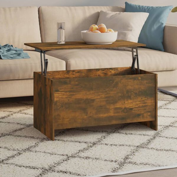 vidaXL Couchtisch R&auml;uchereiche 102x55,5x52,5 cm Holzwerkstoff