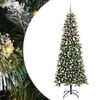 vidaXL K&uuml;nstlicher Weihnachtsbaum mit 300 LEDs mit St&auml;nder Gr&uuml;n 240 cm