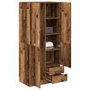 vidaXL Kleiderschrank Altholz-Optik 80x52x180 cm Holzwerkstoff