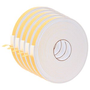 vidaXL Selbstklebendes Schaumstoffband 5 stk. Wei&szlig; 20 mm x 10 m
