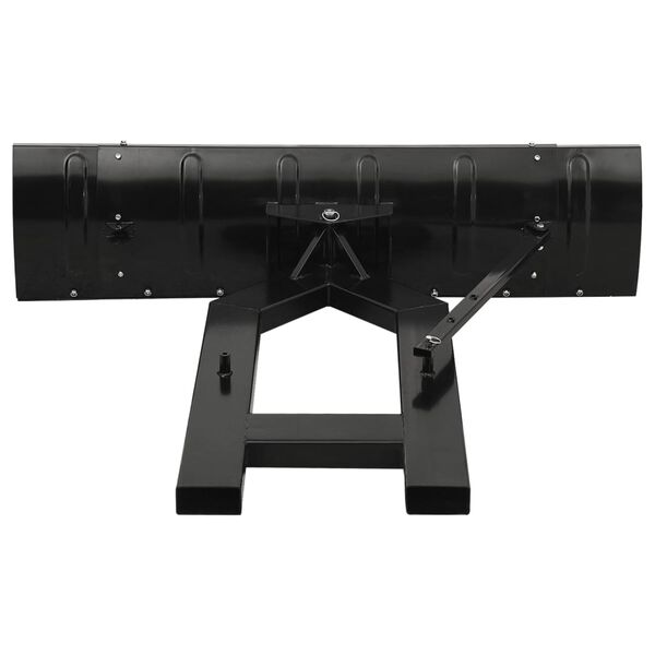 vidaXL Schneeschild für Gabelstapler 150x38 cm Schwarz