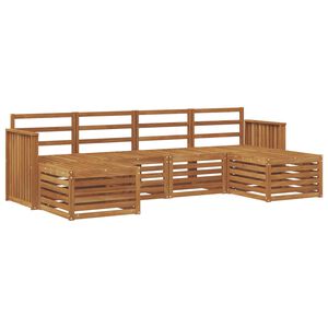 vidaXL Sofagarnituren 6 pcs Natur Massivholz Akazie