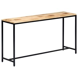 vidaXL Konsolentisch 140 x 35 x 76 cm Massivholz Mango