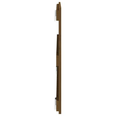 vidaXL Wand-Kopfteil Honigbraun 95,5x3x60 cm Massivholz Kiefer