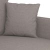 vidaXL 2-Sitzer-Sofa Taupe 140 cm Stoff