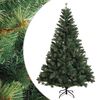 vidaXL K&uuml;nstlicher klappbarer Weihnachtsbaum 120 cm PVC und Metall