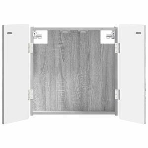 vidaXL Dartboard Schrank ZWOLLE Sonoma-Grau 52,5 x 10,5 x 57,5 cm