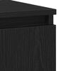 vidaXL Sideboard Schwarz Eichen-Optik 60 x 35 x 70 cm Holzwerkstoff