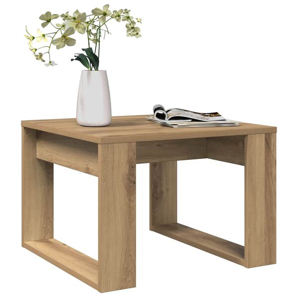 vidaXL Beistelltisch Artisan-Eiche 50x50x35 cm Holzwerkstoff