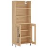 vidaXL Highboard Sonoma-Eiche 69,5x34x180 cm Holzwerkstoff