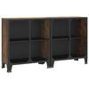 vidaXL Lagerschr&auml;nke 2 Stk. Rustikal Braun 72x36x82 cm Metall und MDF