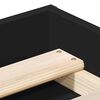 vidaXL Bettgestell Schwarz 100x200 cm