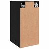vidaXL Wand-TV-Schrank 2 pcs Schwarz Eichen-Optik 30,5 x 30 x 60 cm