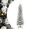 vidaXL K&uuml;nstlicher Weihnachtsbaum Wei&szlig; 210 cm