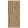 vidaXL Highboard Eiche handwerklich 80 x 35 x 180 cm Holzwerkstoff