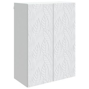 vidaXL Wandschrank Wei&szlig; 66 x 34,5 x 90 cm Holzwerkstoff