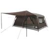 vidaXL Familienzelt Braun Grau 500 x 400 x 230 cm Polyester und Stahl