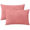 vidaXL Kissenbezug 2 pcs HEERLEN Rosa 50 x 70 cm Samt