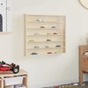vidaXL Wanddisplay-Case mit Regal Beige 60 x 8,5 x 54 cm Sperrholz