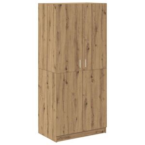 vidaXL Kleiderschrank Artisan-Eiche 90x52x200 cm Holzwerkstoff