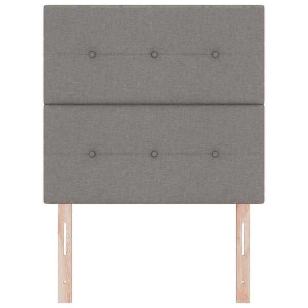vidaXL H&ouml;henverstellbares Kopfteil mit Kopfteil Taupe 100 cm Stoff