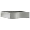 vidaXL Rasenkante 50 x 50 x 13 cm Verzinkter Stahl Silber