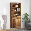 vidaXL Highboard Altholz 69,5 x 34 x 180 cm Holzwerkstoff