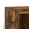 vidaXL Sideboard mit LED-Leuchten R&auml;uchereiche 41x37x67 cm