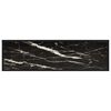 vidaXL Konsolentisch Schwarz 120x35x75 cm Hartglas