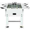 vidaXL Kickertisch Stahl 60 kg 140x74,5x87,5 cm Weiß
