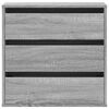 vidaXL Kommode Grau Sonoma 60x41x58 cm Holzwerkstoff
