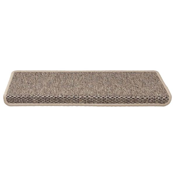 vidaXL Stufenmatten Selbstklebend Sisal-Optik 30 Stk. 65x21x4cm