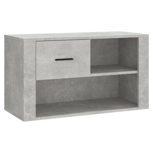 vidaXL Schuhschrank Betongrau 80x35x45 cm Holzwerkstoff