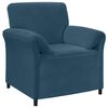 vidaXL 1-Sitzer Sofa Blau 88 x 83 x 95 cm Samt