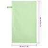 vidaXL Sporthandt&uuml;cher 2 pcs Gr&uuml;n 50 x 30 cm Polyester und Polyamid