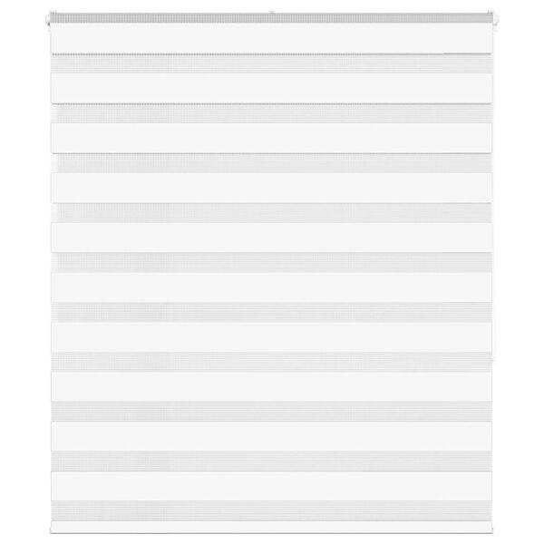 vidaXL Doppelrollo Weiß 120x150 cm Stoffbreite 115,9 cm Polyester