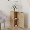 vidaXL Sideboard Sonoma-Eiche 30x30x70 cm Holzwerkstoff