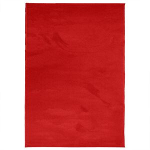 vidaXL Teppich OVIEDO Kurzflor Rot 140x200 cm