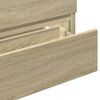 vidaXL Waschbeckenunterschrank Sonoma-Eiche 80x38,5x45cm Holzwerkstoff