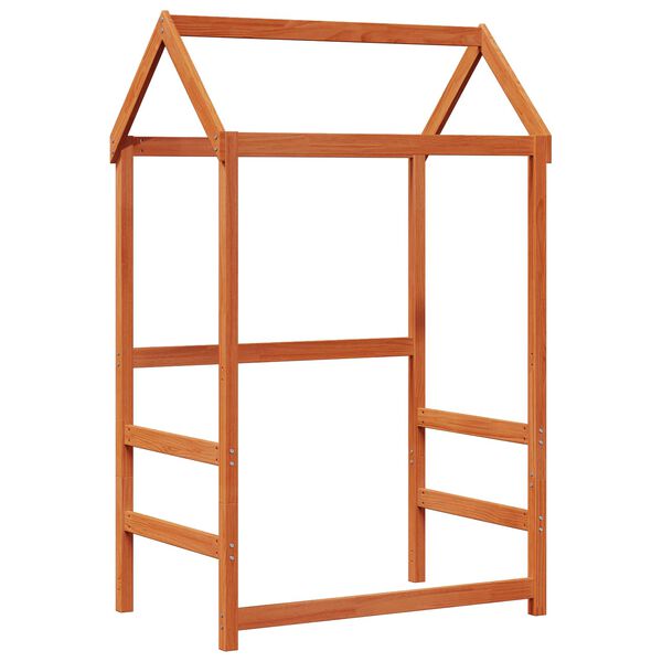 vidaXL Tagesbett Set 2 pcs Wachsbraun Massives Kiefernholz