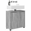 vidaXL Badezimmerwaschbecken-Schrank Graues Sonoma 60 x 30 x 60 cm