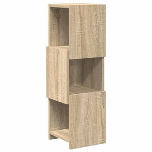 vidaXL Eckschrank 25,5x25x80cm Holzwerkstoff Sonoma-Eiche